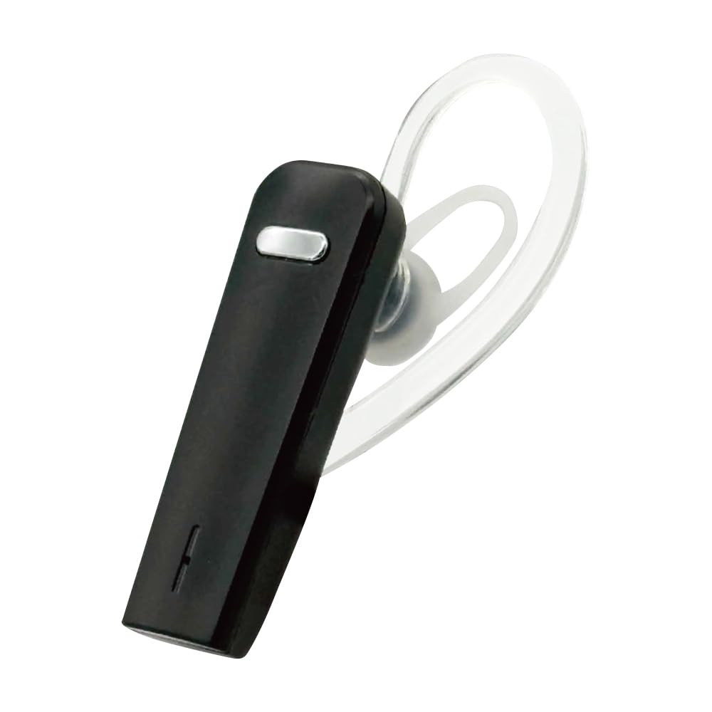 Rasta Banana Bluetooth 5.4 Одноухий наушник с микрофоном, Hands-Free звонки и переключатель для смартфонов и iPhone, Черный (RBTEMMS04BK)