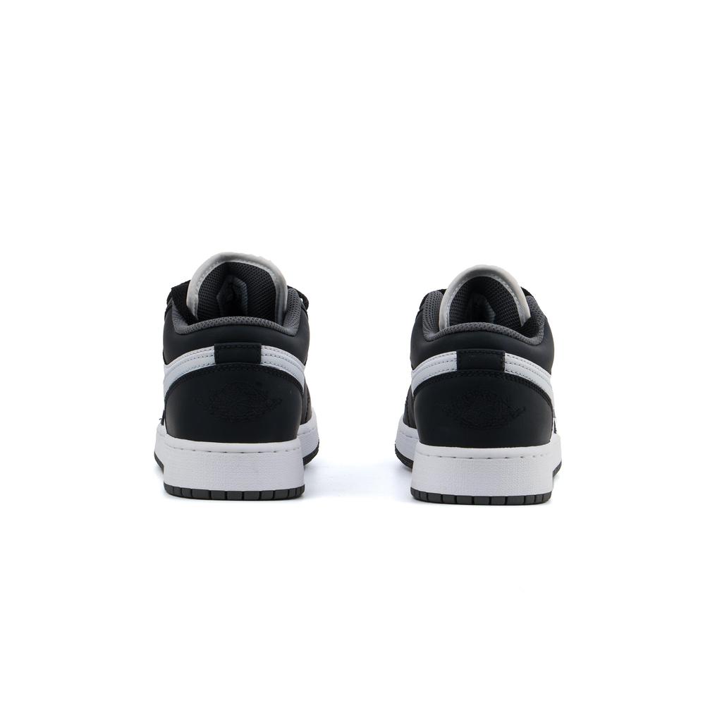Jordan Air Jordan 1 Удобная амортизация, Износостойкие Низкие Винтажные Баскетбольные Кроссовки Унисекс Черные 553558-152(Команда719-)