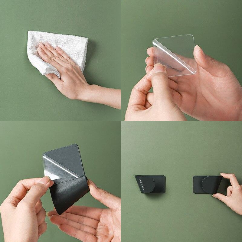 2 шт./компл. самоклеящийся держатель для крышки кастрюли, настенный подвесной держатель для кастрюли, без перфоратора, стеллаж для хранения кастрюли, кухонный органайзер