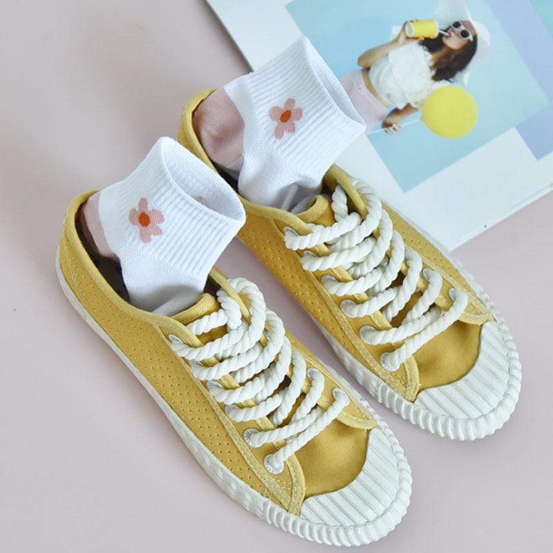 5 пар летних женских хлопковых носков-лодочек с мелкой сеткой, женские сетчатые носки с маленьким цветком и рисунком