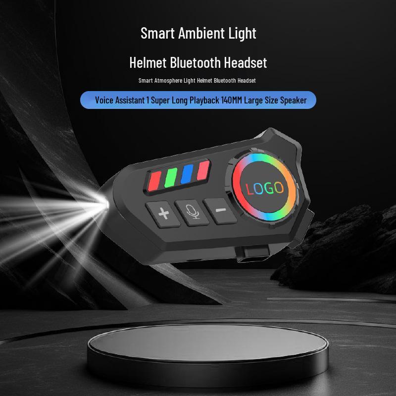 Многоцветная Bluetooth-гарнитура для шлема с шумоподавлением для музыки и звонков