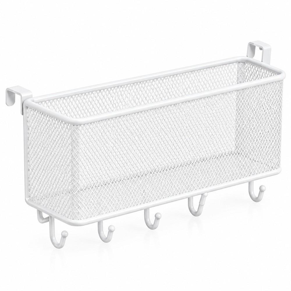 with Hook Bed Storage Rack Hanging Bedside Shelf Durable Bedside Hanging Basket Upper Bunk