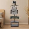 50x38x165-180cm Tactical Steel Gear Stand,Gold/Black Tactical Vest Stand Free Standing Thickness 1.5mm for Retail Stores