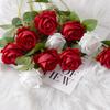 Elegant Rose Faux Flower Waterfall With Silk Roses For Gift Table Decor And Special Occasions