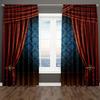 2 шт. Винтажные викторианские шторы с 3D-принтом, ретро-узор для гостиной и спальни, домашний декор для классической сцены, театральной атмосферы