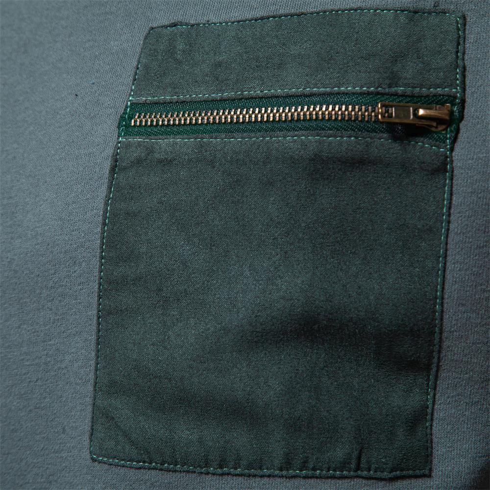 AIOPESON, хлопковая толстовка высокого качества для мужчин, мужские толстовки с карманами на молнии, повседневная спортивная мужская одежда, пуловер для мужчин