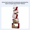 Tilted Cube Stack Space-Saving Shelf Unified Minimalist and Design Multi-Functional for Students, Homeowners, Corner