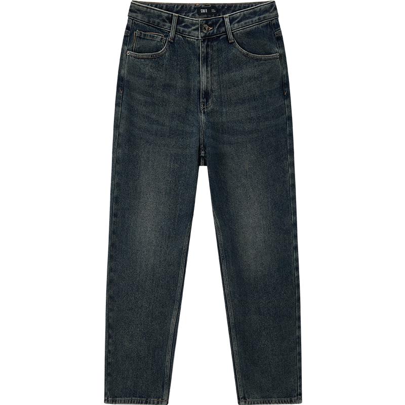 Мужские зимние джинсы Semir Senrou свободного прямого кроя