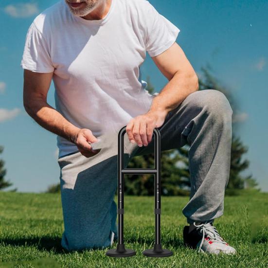 Двойная база Помощь для стояния 8 регулируемых по высоте Помощь для стояния для пожилых людей Беременная женщина