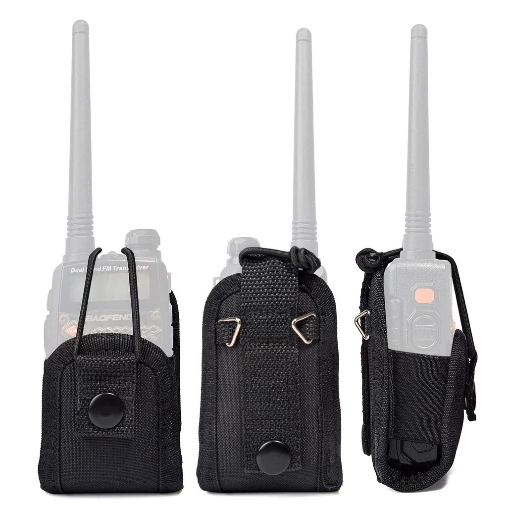 YNIBST Маленький держатель для радио, совместимый с указанными маломощными трансиверами Удобный чехол для радио Набор из 2 штук Материал из нейлоновой ткани, совместимый с