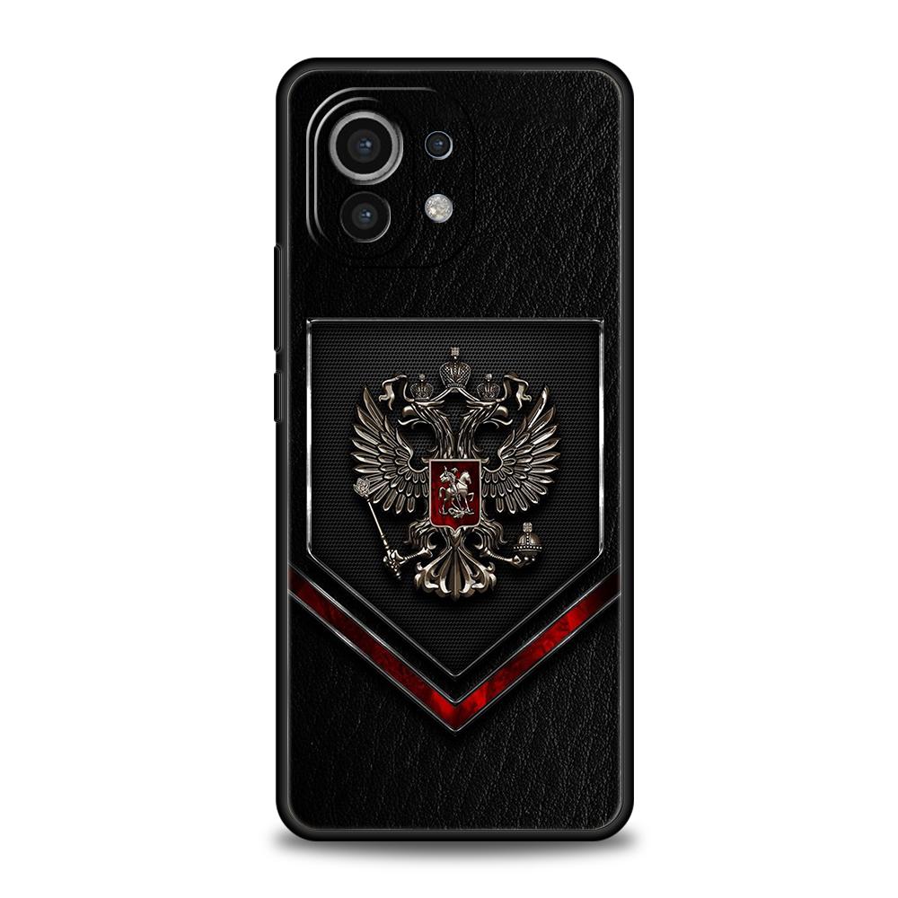 Чехол для телефона с российскими флагами для Xiaomi Mi 14 13 12 11 Ultra 13T 12T Poco C51 F3 F4 F5 X3 X4 NFC M3 Pro Lite 5G Силиконовый чехол
