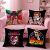 David B-Bowie Cushion Cover Short Plush Double-Sided Printing Home Machine Washable In Warm Winter Pillow Case