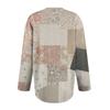 Women's Fashion Long Sleeve Christmas Snowman Snowflake Print Jacket Cardigan
