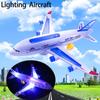 Ramidos Children Airplane Toy Electric Plane Model With Flashing Light Sound Assembly Plane Toy For Kids Boys Children Birthday Gift