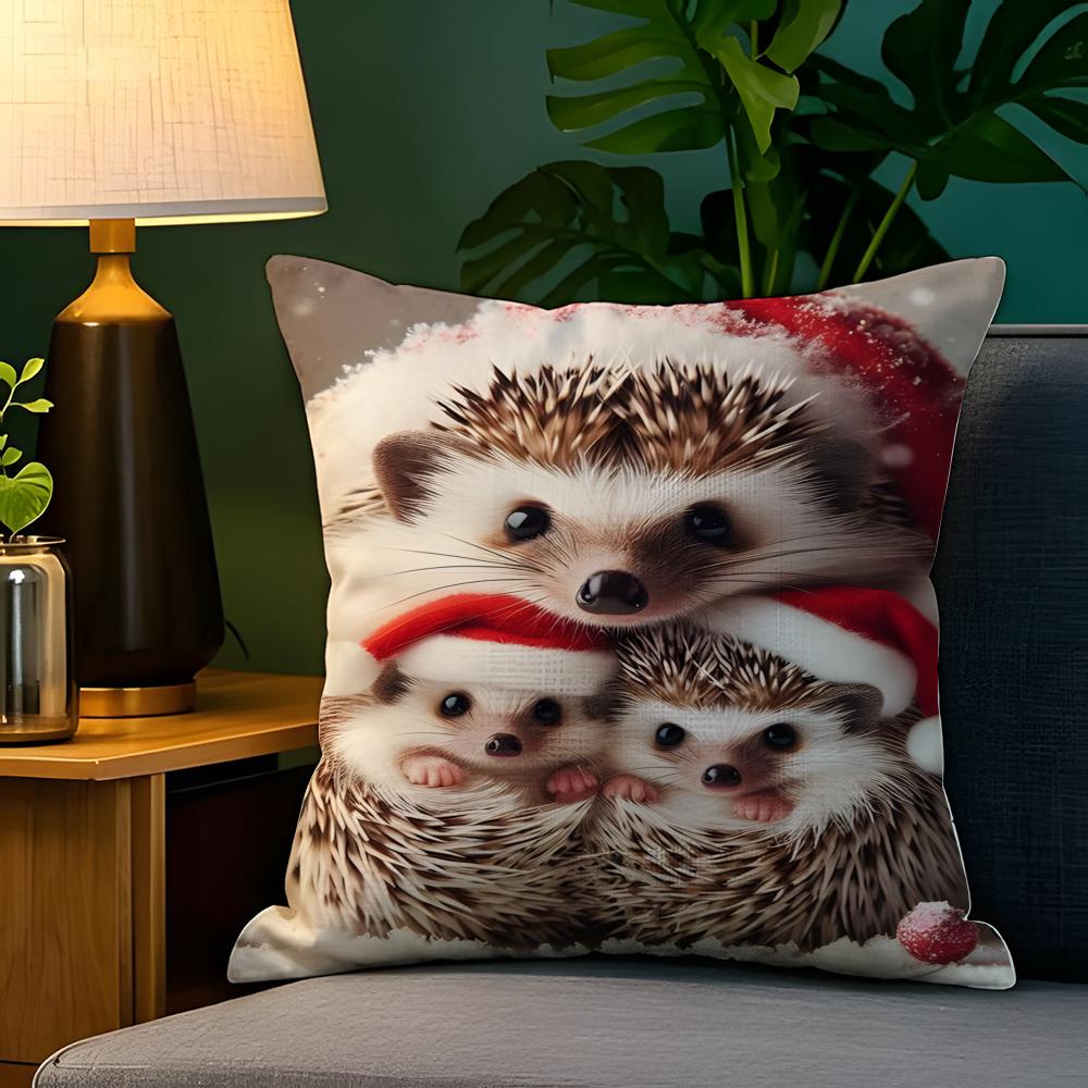 Abstract animal celebratory decor Pillow Case Natural Linen Pillow Case DoubleSided Decor Sofa Pillowcase Home Decor