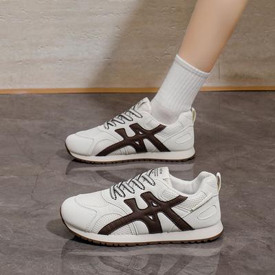 Инс корейская версия платформы папины кроссовки 2025 весна новая уличная съемка студенческие беговые кроссовки с увеличением роста повседневные LF918