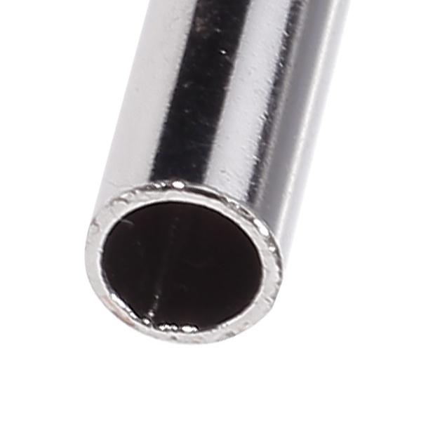 10 шт. задняя часть из нержавеющей стали для тату-машинки с наконечником для трубки --- серебро