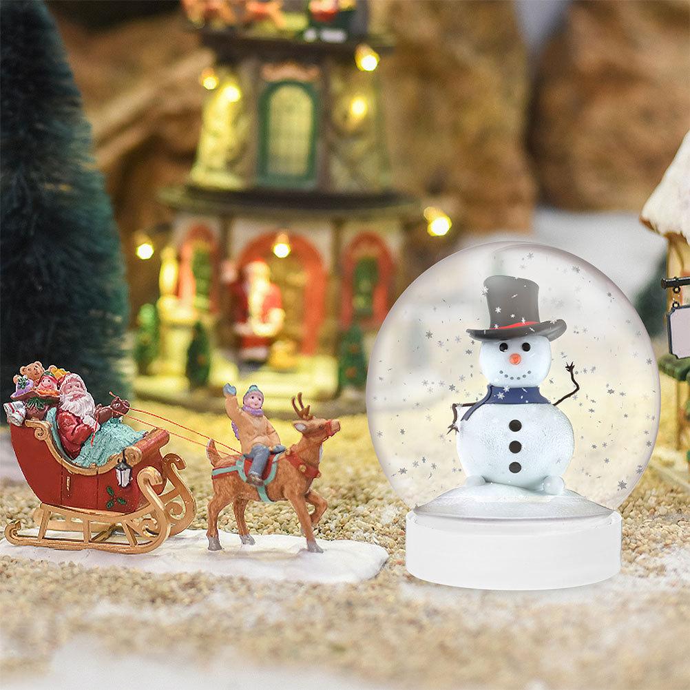 Набор для изготовления снежного шара своими руками, 15 шт., Праздничный домашний декор, Пластиковый прозрачный шар, Материалы для рукоделия для рождественских и зимних тематических украшений