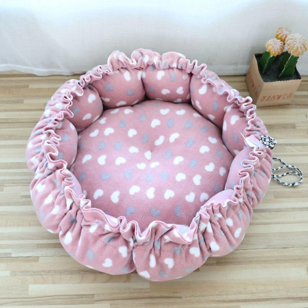 45/55cm Soft Warm Nest Creative Design Dual-Use Pet Cushion Cute Pet Nest Bed Indoor Use