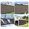 1/2x5M Balcony Privacy Screen Fence Cover UV Protection Weather-Resistant Apartments Railing Screen Heavy Duty Wind Block Sun Shade Net