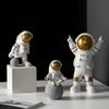 1/3Pcs Creative Resin Astronaut Ornament Figure Statue Spaceman Desktop Decor Modeling Kids Gift Home Decoration