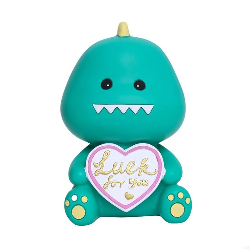 62KD Динозавр Копилка Банка для хранения денег Мультяшное животное Сберегающая игрушка Кейс для денег Подарок Подходит для школы детского сада