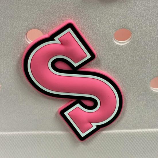 Сумка-подвеска с буквами для сумки Bogg, многоразовая сумка-крокодил, подвеска с алфавитом, обувь из крокодила, украшения, аксессуары, пляжная сумка, сумка, подвеска с буквой