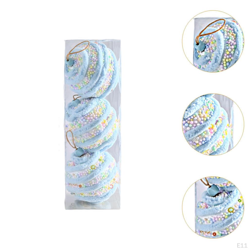 3 шт. Рождественские шары, украшения, подвески, сделай сам, подвесные шары для елки, праздничные