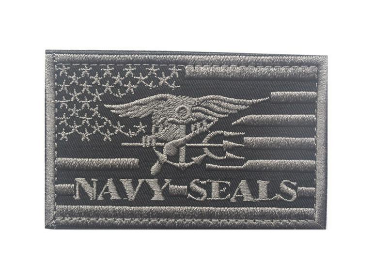 Вышитая нашивка на липучке Navy SEALs для зарубежных клиентов