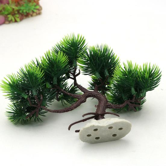 Artificial Aquatic Plant Realistic Shape Decorative Plastic Crafts Simulation Tree Aquarium Decoration