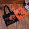 Halloween Pumpkin Handbag Halloween Kindergarten Non-woven Gift Bag Halloween Products Halloween Candy Bag