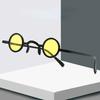 Men Sunglasses Ultra Small Frame Eyeglass Multi Color Lens Vintage Round Sun Glasses Male Punk Shades Eyewear  Masculinos