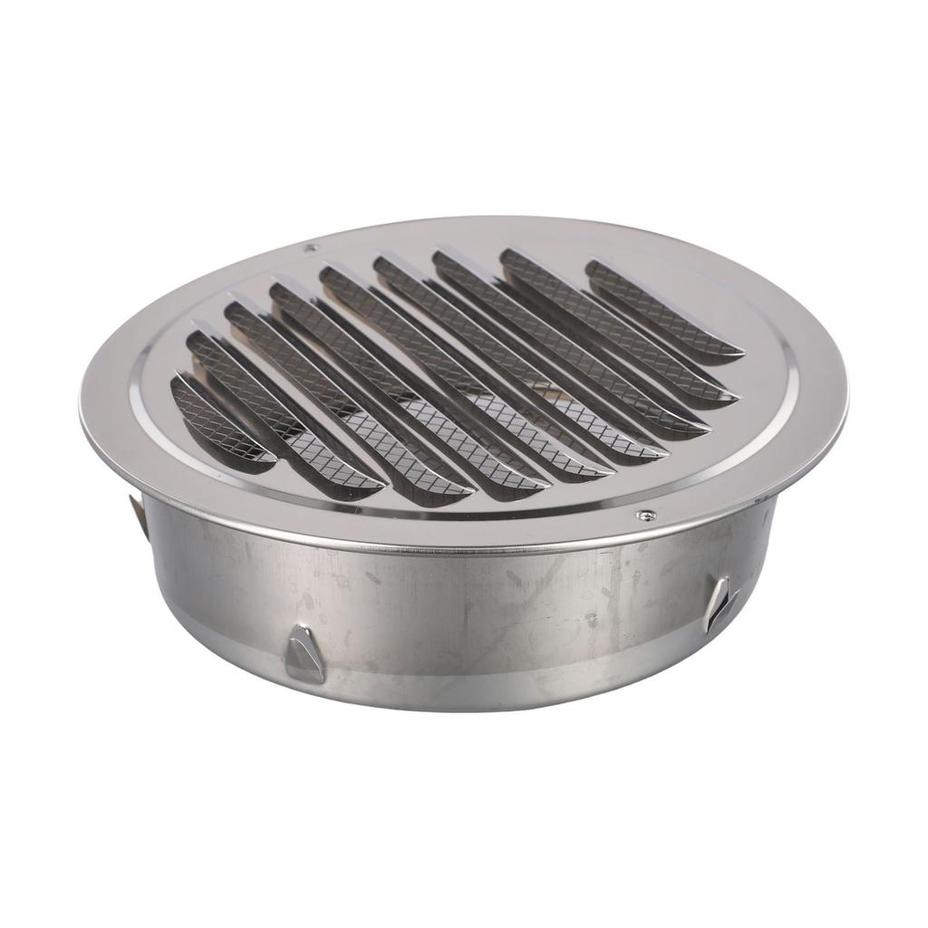 Крышка решетки воздухозаборника Защита от насекомых Круглая Серебряная