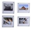 Двусторонние акриловые магнитные фоторамки для 3-дюймовых полароидов - Прозрачная подставка-мольберт и подставка для демонстрации украшений, сделай сам