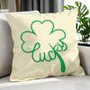 SSt Patrick Cartoon Lucky Clover Cushion Cover Cushion Cover Set Pcs x x x Pillowcase Decorative Sofa Home Decor