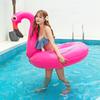 Надувное плавательное кольцо для взрослых, розовое плавательное кольцо для птиц на открытом воздухе, плавательное кольцо для подмышек