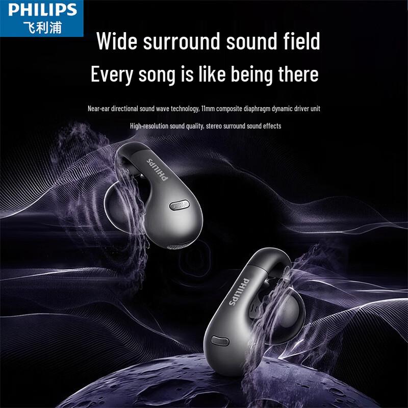 Philips Open-Ear Wireless Bluetooth Earbuds