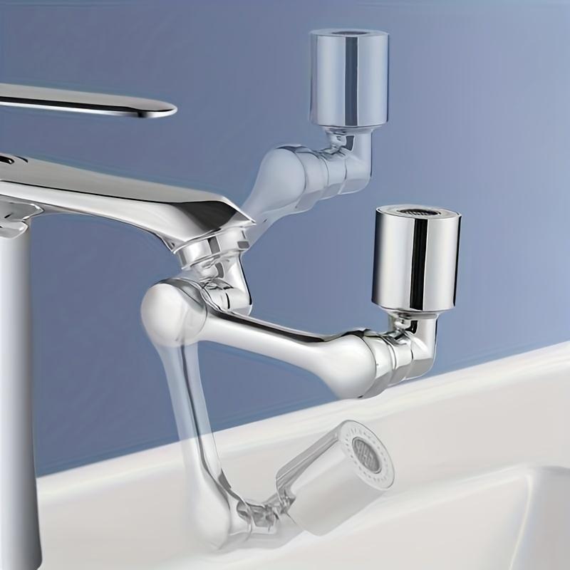 1 шт. полностью металлический удлинитель для крана с поворотом на 1080°, универсальный аэратор-баблер, фильтр против брызг, экономящий воду, насадка-распылитель для крана