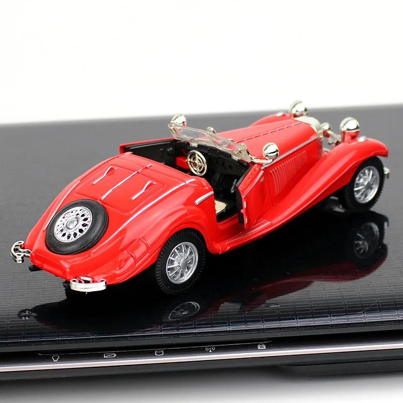1/28 Alloy Vintage Car Retro 500K Car Model Static Collection Gift Cake Ornaments