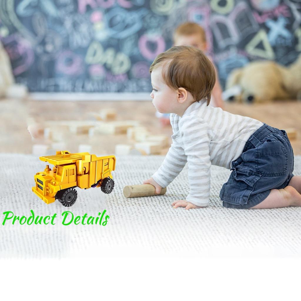 Игрушки-трансформеры, шесть в одном инженерная машина, комбинированная модель экскаватора-робота, игрушки для мальчиков