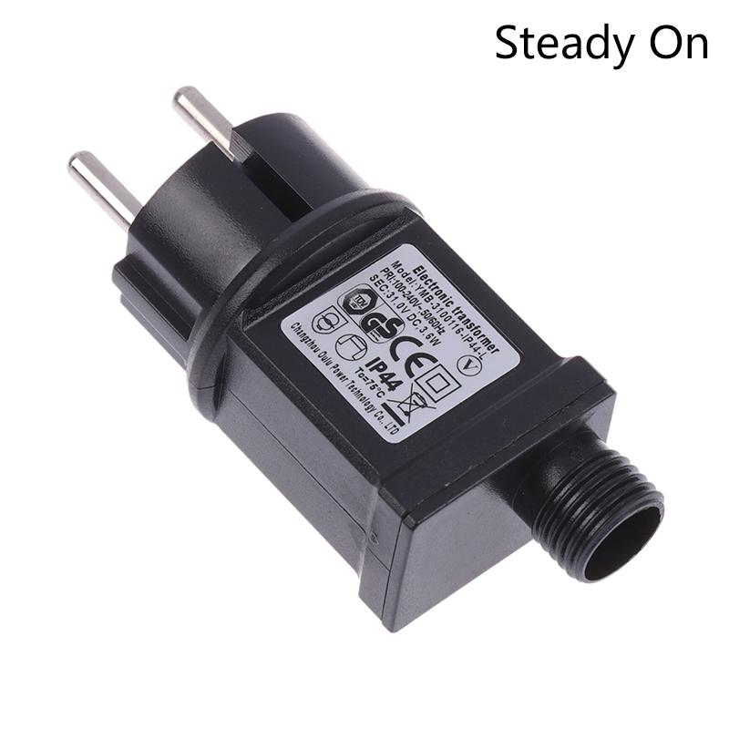 Европейская вилка переменного тока 220 В до 31 В постоянного тока 6 Вт 8-функциональный светодиодный драйвер лампы с переключателем, адаптер IP44, водонепроницаемый лазерный светильник, европейский блок питания