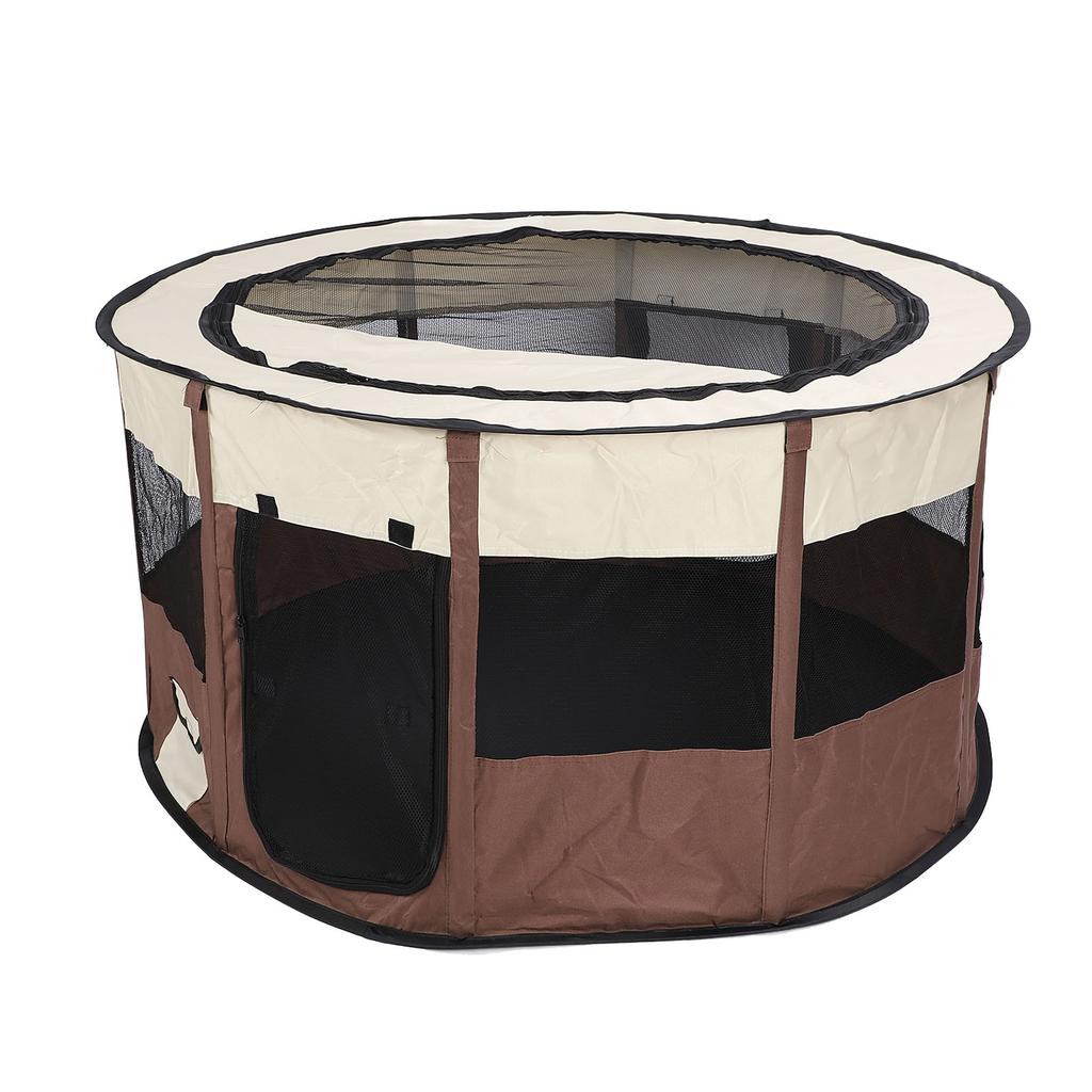 Pet Foldable Playpen Tent Enclosed Portable Specious Versatile Cat Dog Playpen for Indoor Outdoor