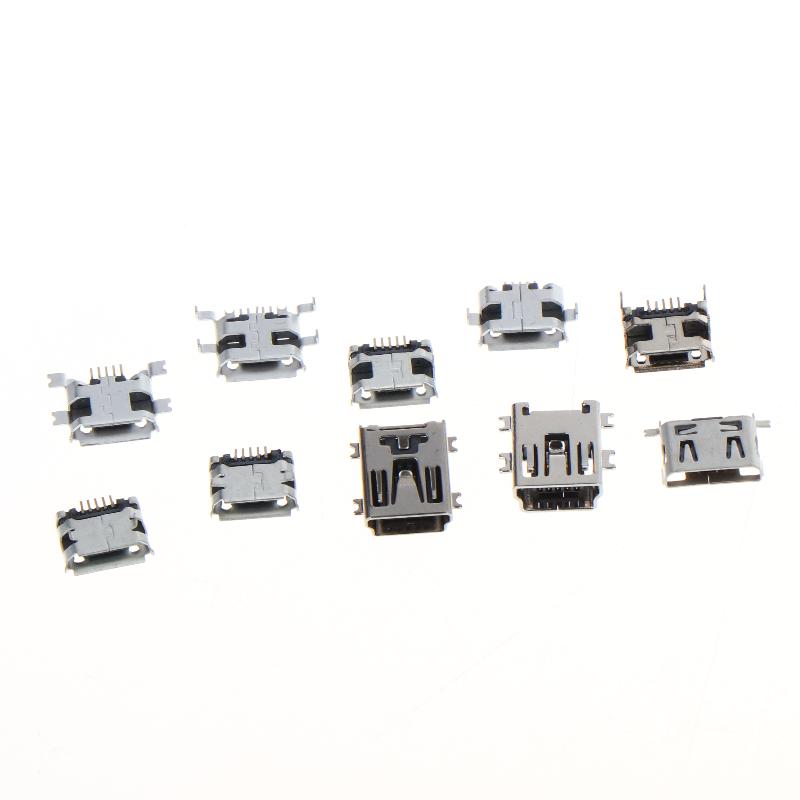 Разъемы док-станции USB Type-C 2/6/16-контактные SMD SMT PCB Разъем USB-C Разъем USB Type-C Ремонтный комплект порта зарядки С коробкой