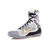 Nike Kobe 9 Elite Gold Fundamentals Высокие Баскетбольные Кроссовки Мужские Белый Черный Золотой 630847-100