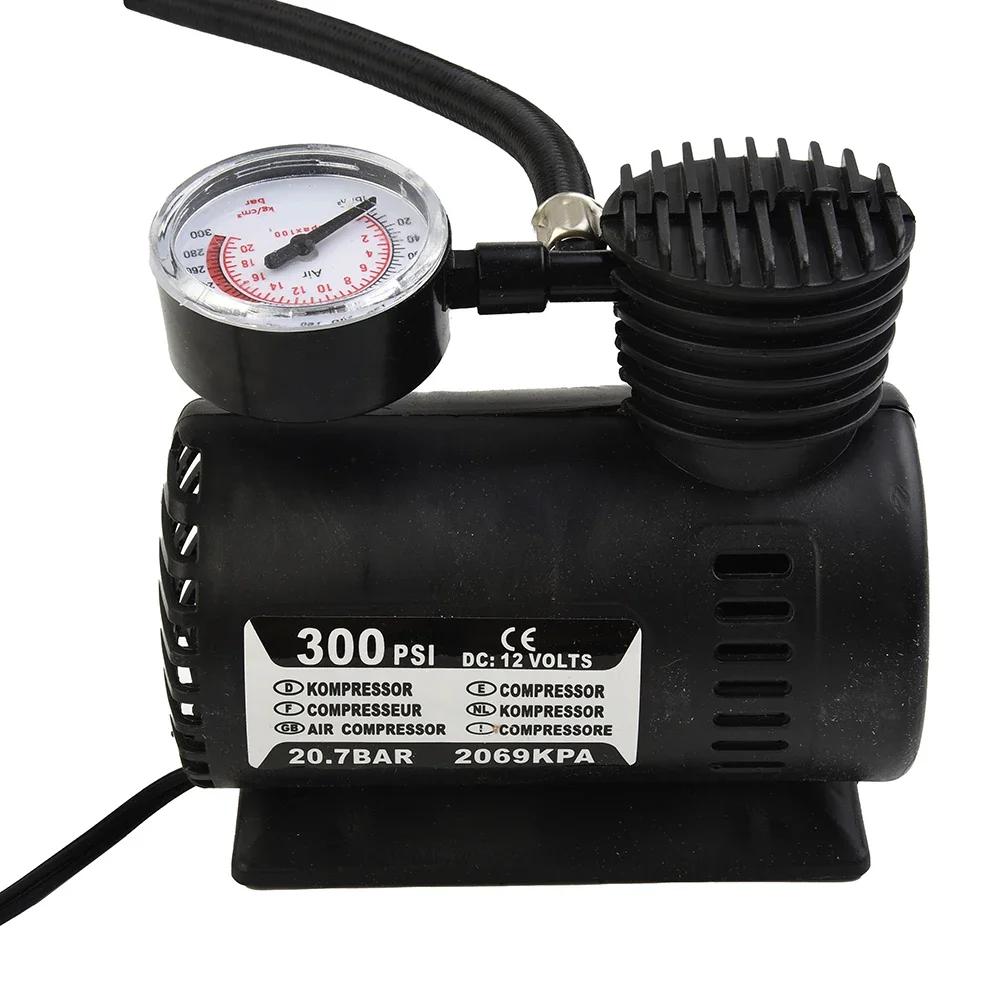 12V Auto Electric Air Pump 300psi Air Compressor Tire Mini Car Tire Inflator Auto Repair Accessories for Inflator High Quality