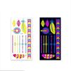Glow in The Dark Decorations Stickers Face Body Paint Face Arm Tattoo stickers  Women And Men