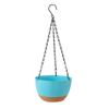 Modern Hanging Flowerpot Plastic Double Chain Hanging Basket Flower Pot