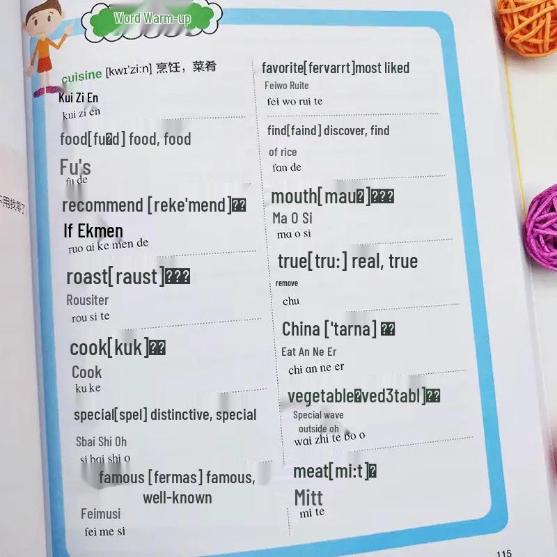 English Self-Study Book: Learn English from Scratch for Teens with Phonetic Translation