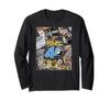 Back To the Future 40th Anniversary Sticker Collage Long Sleeve T-Shirt