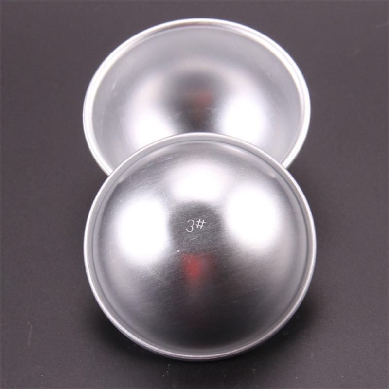 10PCS Round Cake Molds Dessert Molds Cake Pans AluminumAlloy Material Dessert Supplies Semicircle Cake Molds for Cake